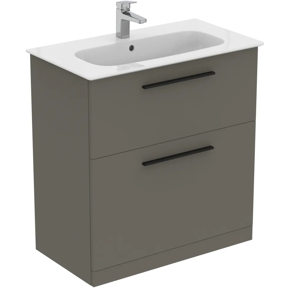 Ideal Standard i.life A 840mm Floorstanding 2 Drawer Vanity Unit & Basin