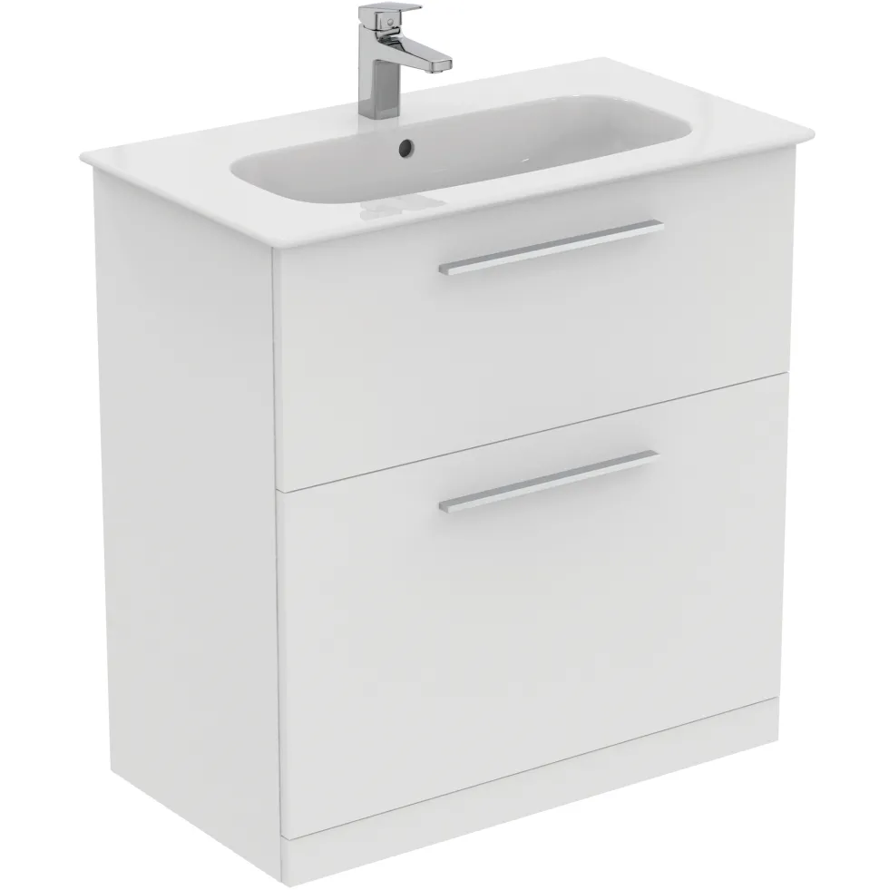 Ideal Standard i.life A 840mm Floorstanding 2 Drawer Vanity Unit & Basin