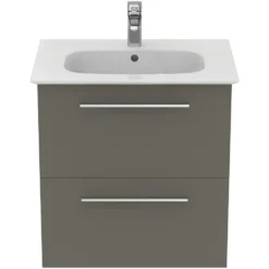 Ideal Standard i.life A 640mm Wall Mounted 2 Drawer Vanity Unit & Basin