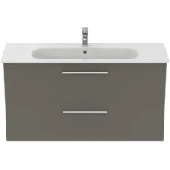 Ideal Standard i.life A 1240mm Wall Mounted 2 Drawer Vanity Unit & Basin