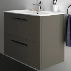 Ideal Standard i.life A 840mm Wall Mounted 2 Drawer Vanity Unit & Basin