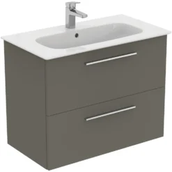 Ideal Standard i.life A 840mm Wall Mounted 2 Drawer Vanity Unit & Basin