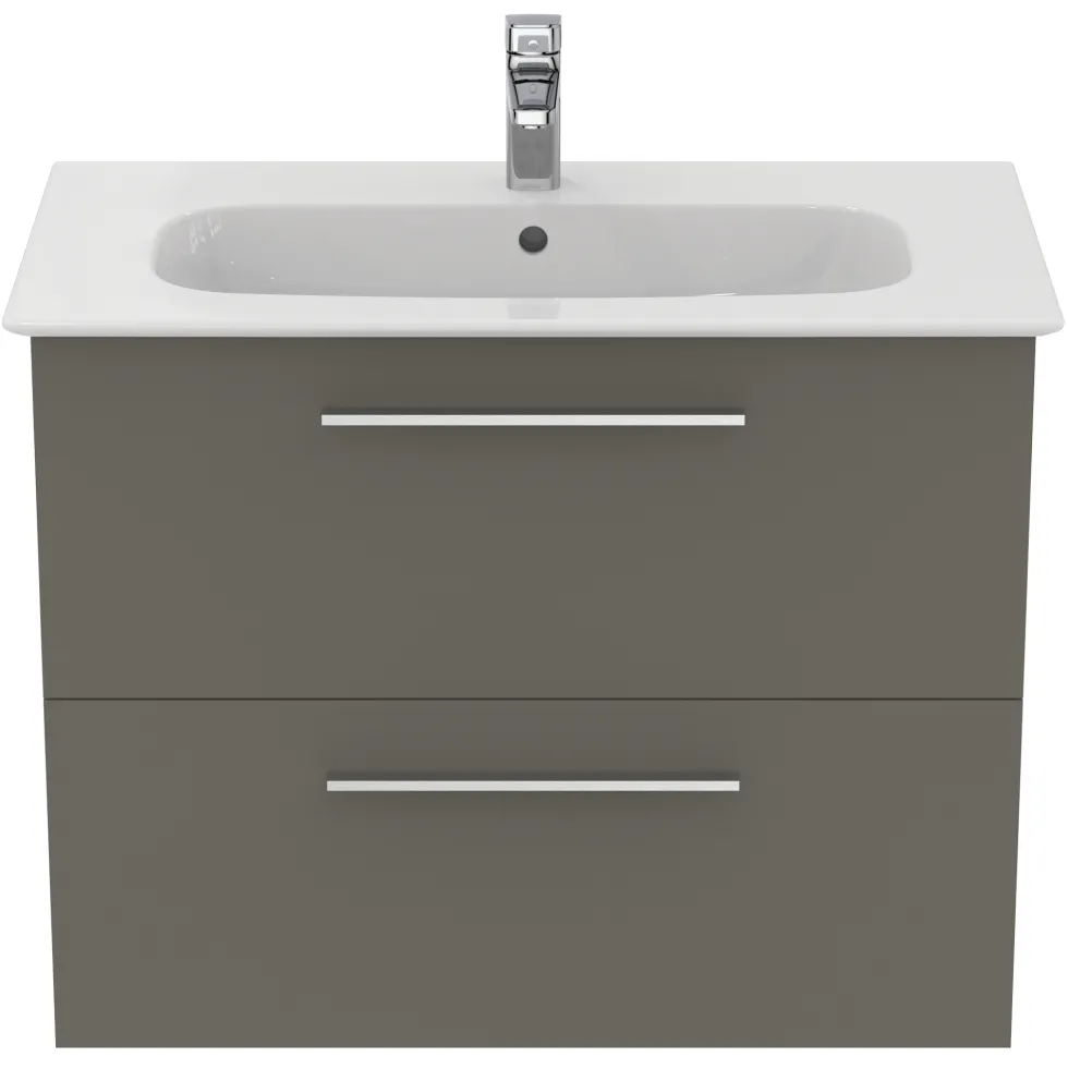 Ideal Standard i.life A 840mm Wall Mounted 2 Drawer Vanity Unit & Basin