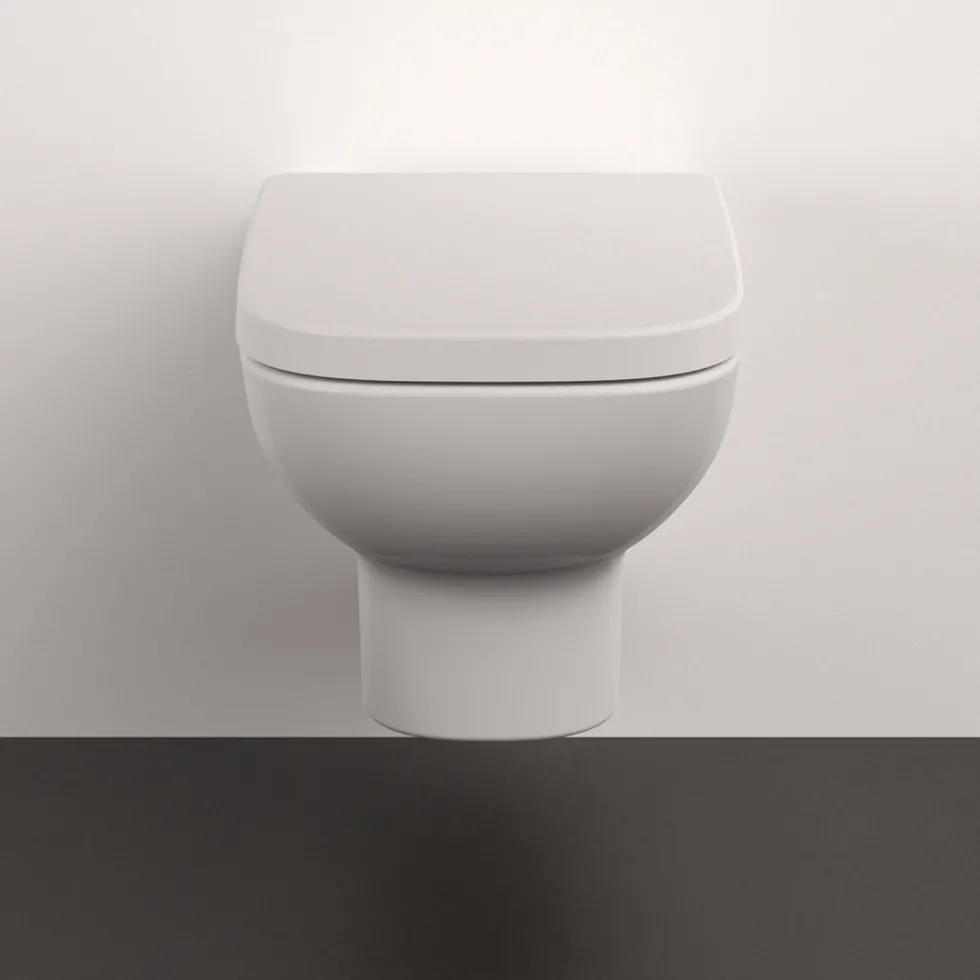 Ideal Standard i.life A Wall Hung Rimless Toilet with Soft Close Seat