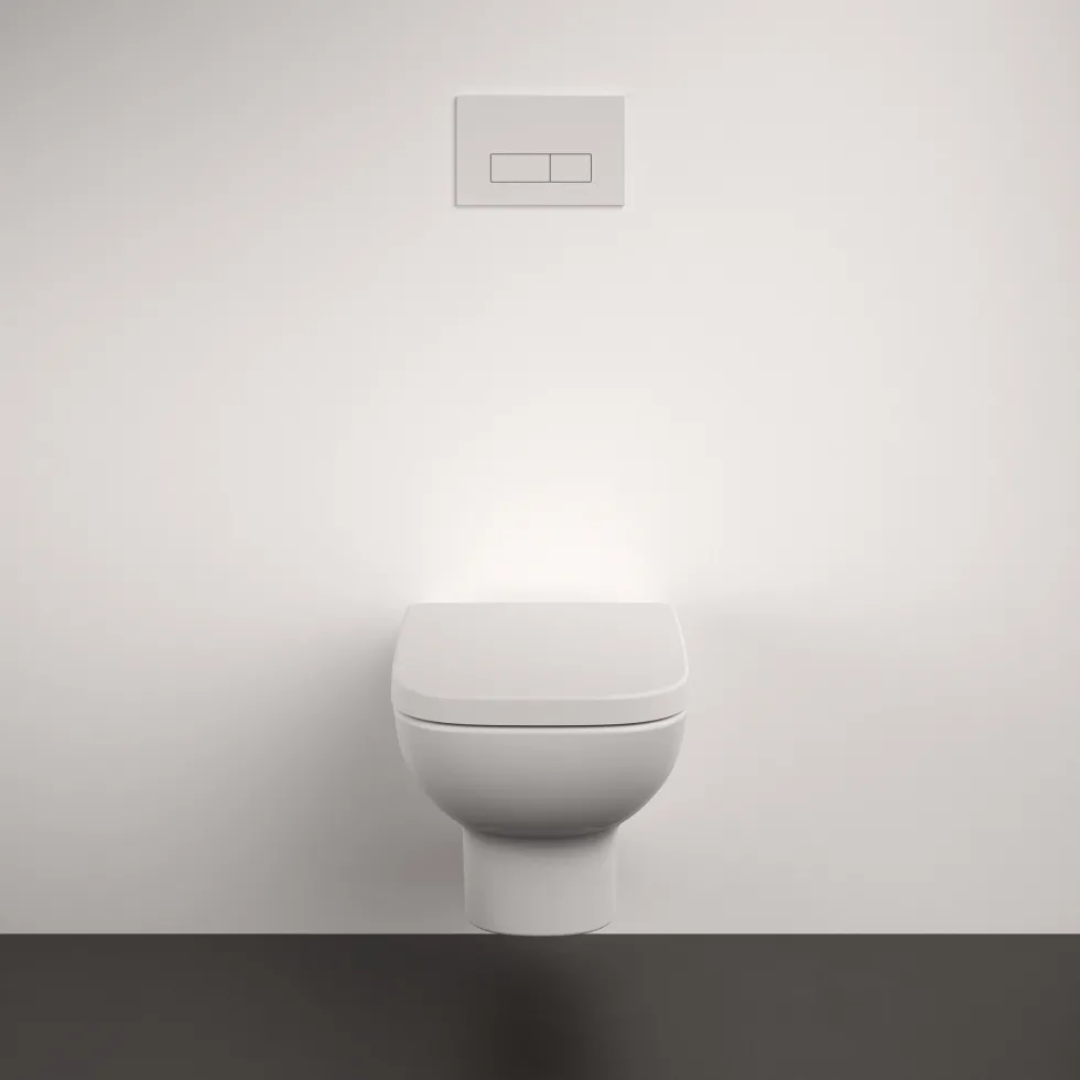 Ideal Standard i.life A Wall Hung Rimless Toilet with Soft Close Seat