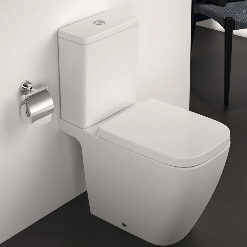 Ideal Standard i.life B Rimless Close Coupled Toilet with Soft Close Seat