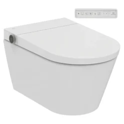 Ideal Standard i.life E Wall Hung Smart Toilet With Soft Close Seat & Remote Control