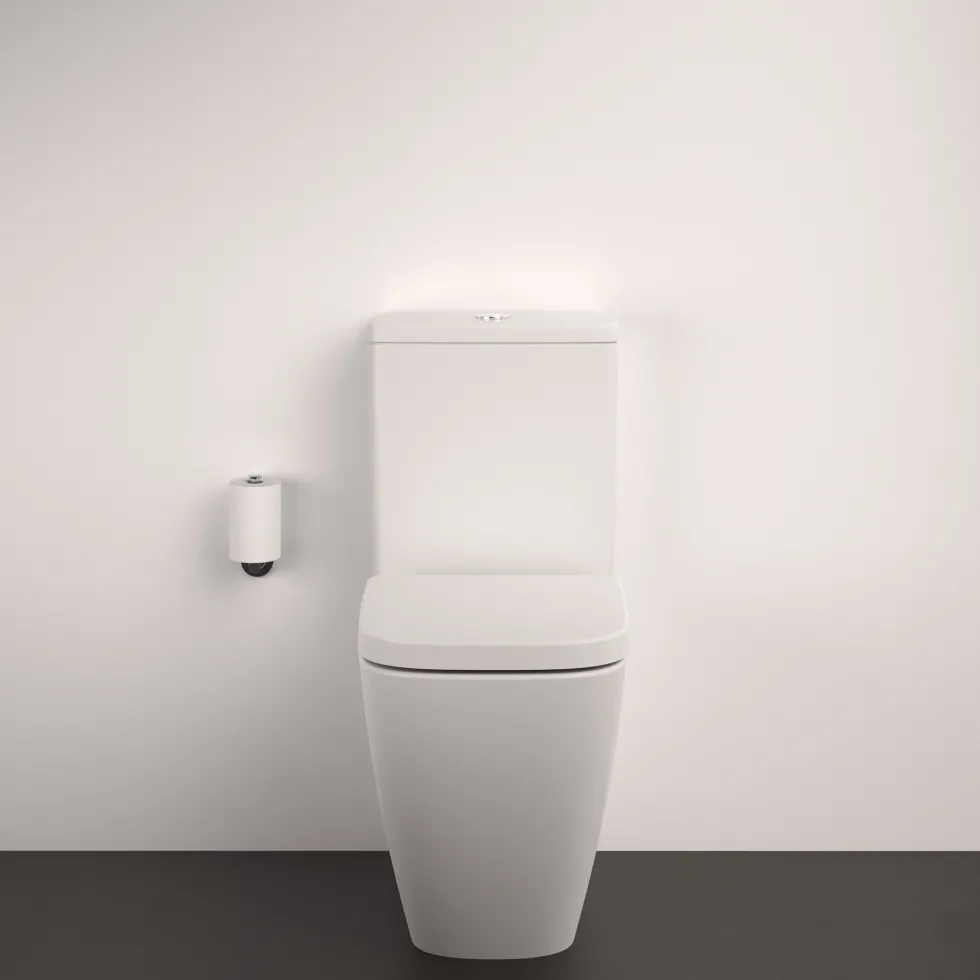 Ideal Standard i.life S Compact Close Coupled Fully Back to Wall Rimless Toilet with Soft Close Seat