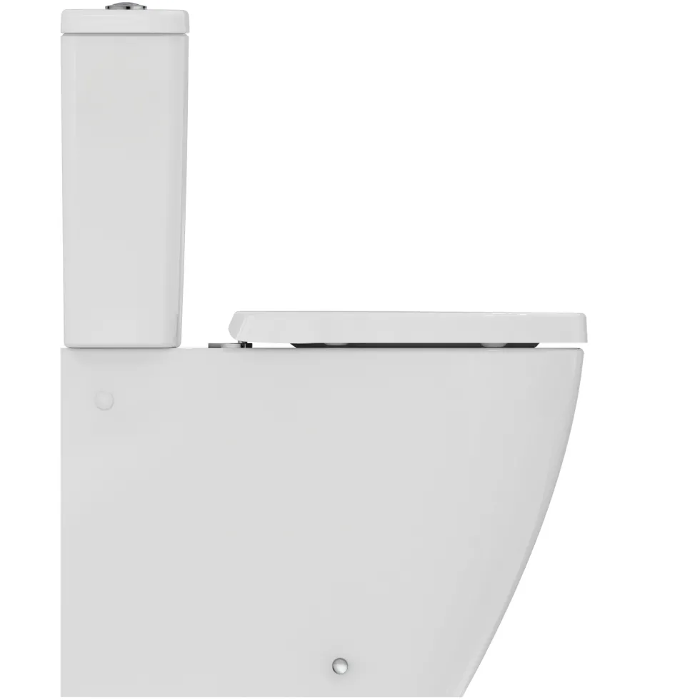 Ideal Standard i.life S Compact Close Coupled Fully Back to Wall Rimless Toilet with Soft Close Seat
