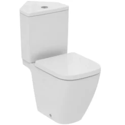 Ideal Standard i.life S Compact Corner Close Coupled Rimless Toilet with Soft Close Seat