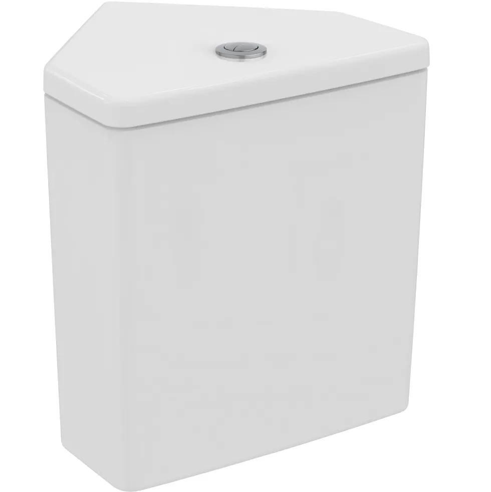 Ideal Standard i.life S Compact Corner Close Coupled Rimless Toilet with Soft Close Seat