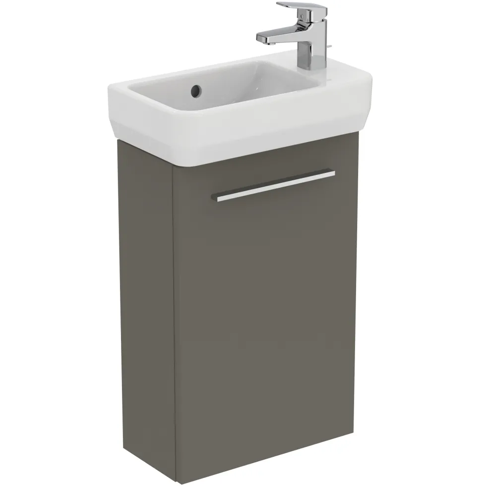 Ideal Standard i.life S 450mm Cloakroom Wall Mounted 1 Door Vanity Unit & Basin