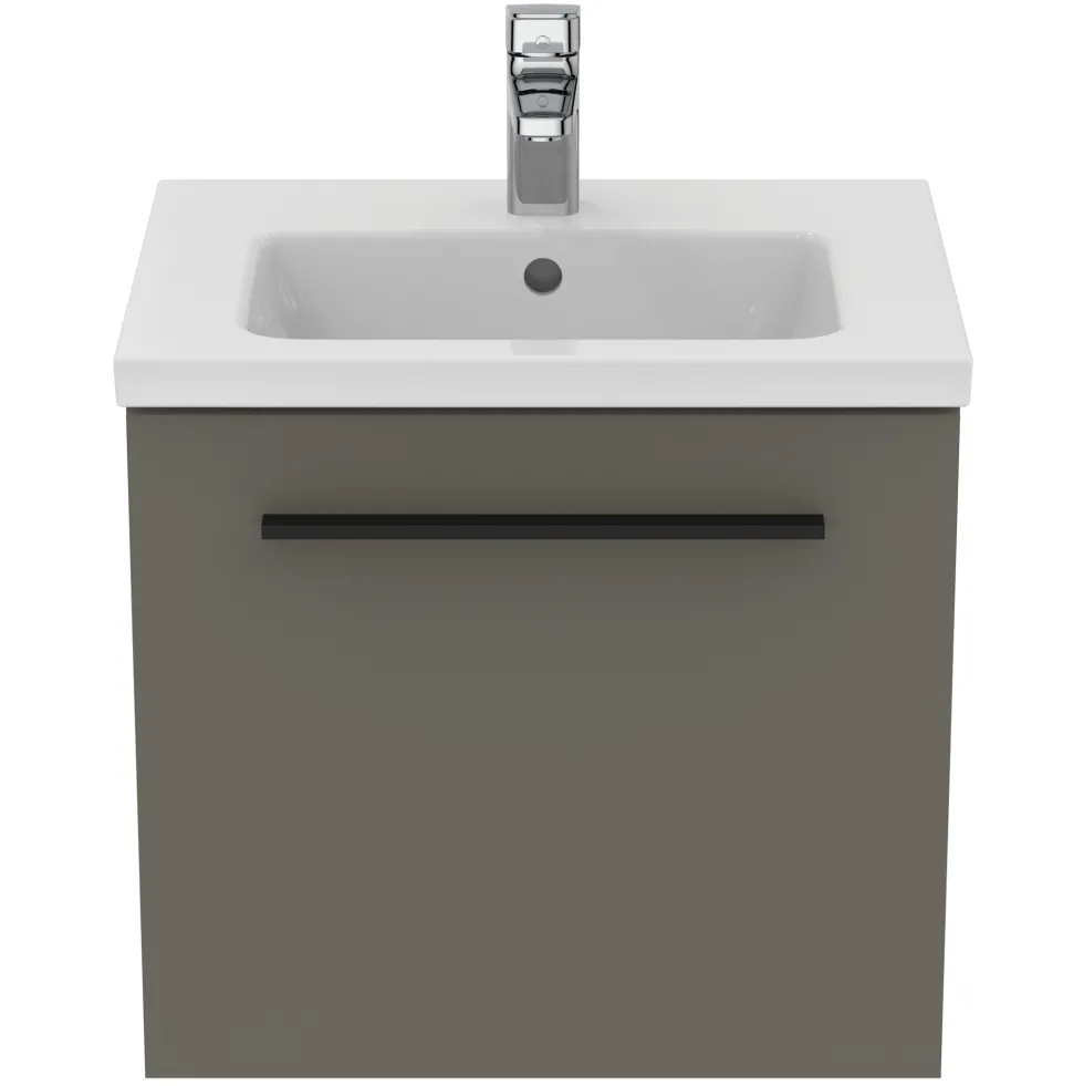 Ideal Standard i.life S 500mm Wall Mounted 1 Drawer Compact Vanity Unit & Basin