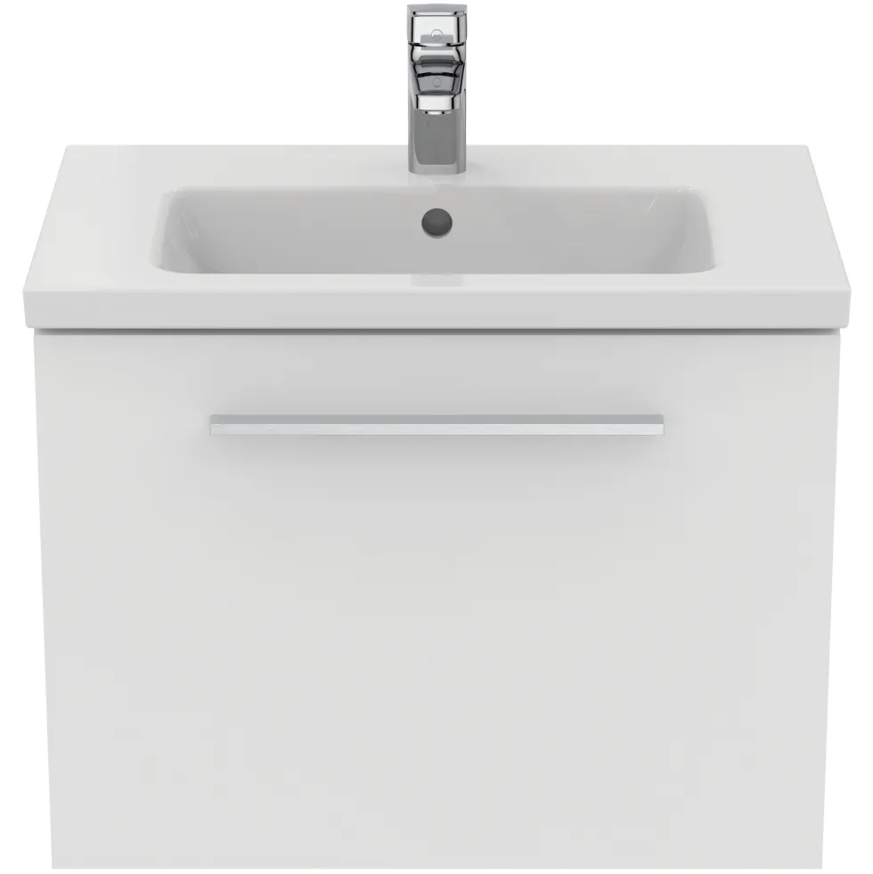 Ideal Standard i.life S 600mm Wall Mounted 1 Drawer Compact Vanity Unit & Basin