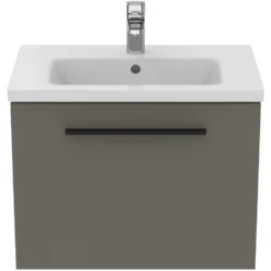 Ideal Standard i.life S 600mm Wall Mounted 1 Drawer Compact Vanity Unit & Basin