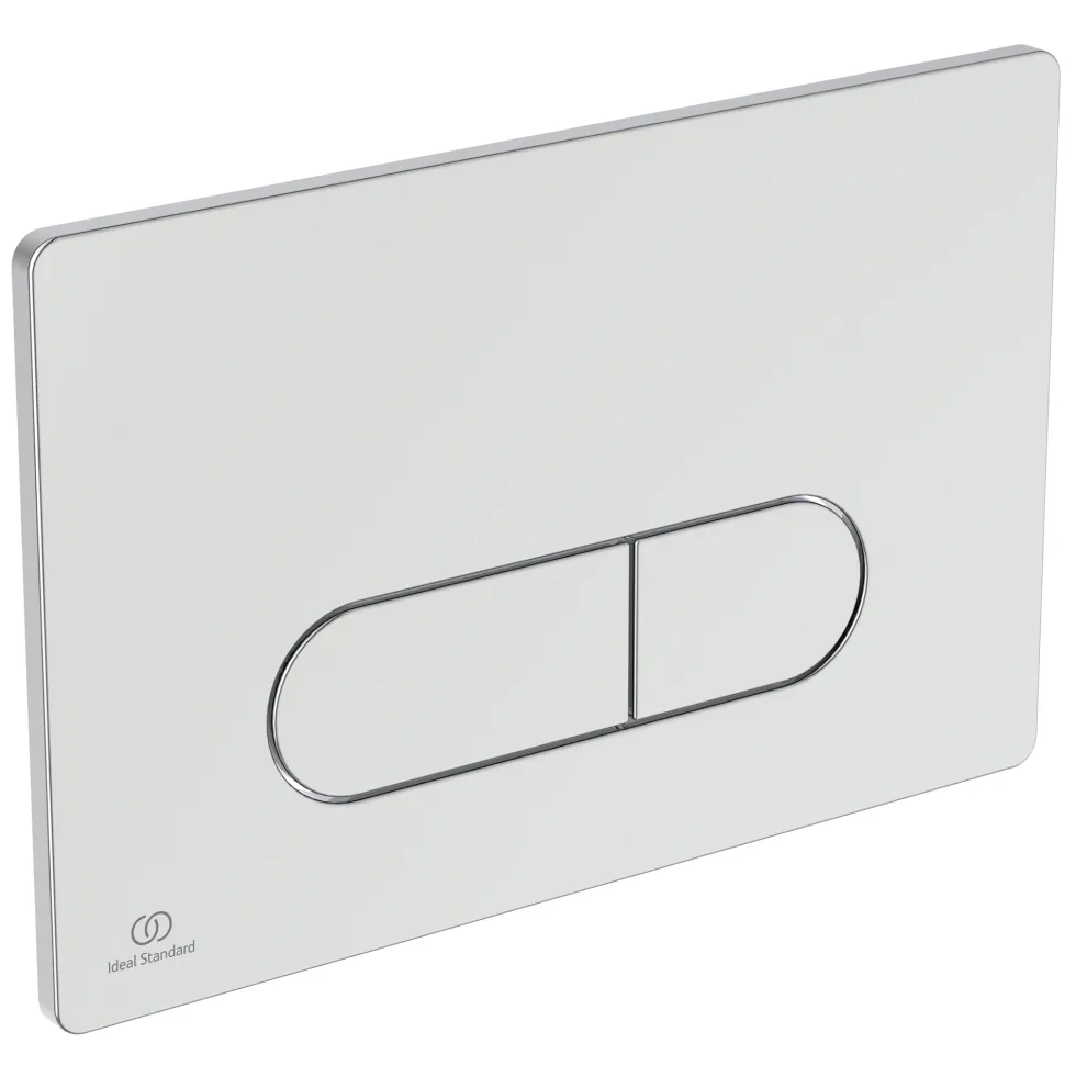 Ideal Standard ProSys WRAS Approved 125mm Depth Concealed Cistern & Chrome Dual Flush Plate