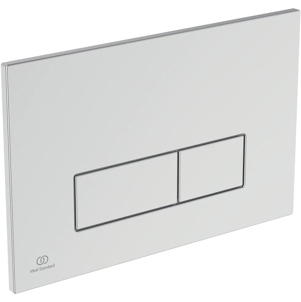 Ideal Standard ProSys WRAS Approved 125mm Depth Concealed Cistern & Chrome Dual Flush Plate