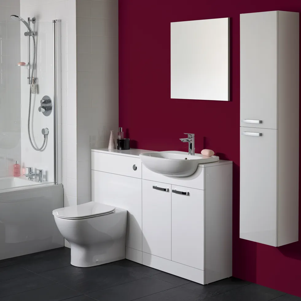 Ideal Standard Tesi Back to Wall Toilet with Aquablade® Flush Technology & Soft Close Seat
