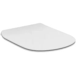Ideal Standard Tesi Close Coupled Fully Back to Wall Toilet with Aquablade® Flush Technology & Soft Close Seat