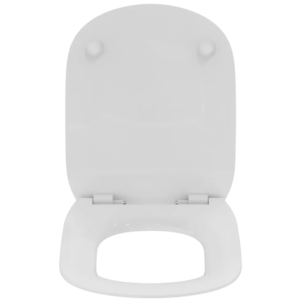 Ideal Standard Tesi Close Coupled Fully Back to Wall Toilet with Aquablade® Flush Technology & Soft Close Seat