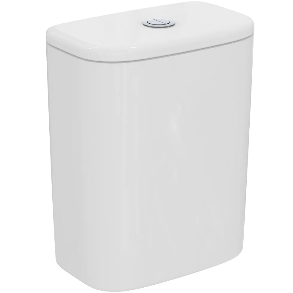 Ideal Standard Tesi Close Coupled Toilet with Aquablade® Flush Technology & Soft Close Seat