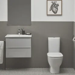 Ideal Standard Tesi Wafer Thin Soft Close Toilet Seat with Quick Release Hinges