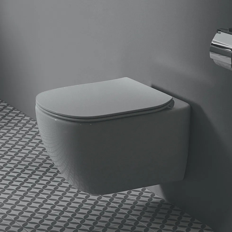 Ideal Standard Tesi Wall Hung Toilet with Aquablade® Flush Technology & Soft Close Seat