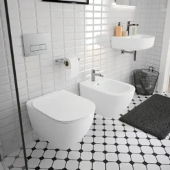 Ideal Standard Tesi Wall Hung Toilet with Aquablade® Flush Technology & Soft Close Seat