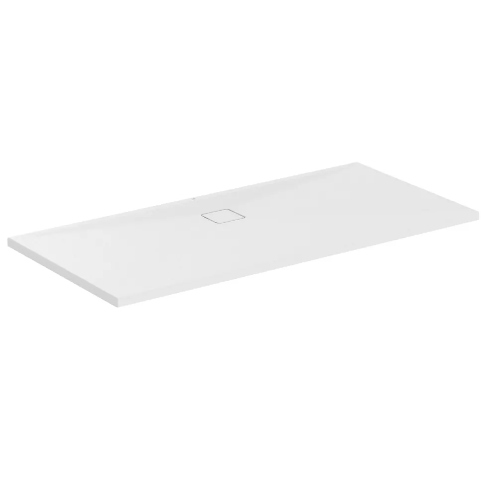 Ideal Standard Ultra Flat Evo Rectangular Anti-Slip Acrylic Shower Tray with Offset Waste - 4 Sizes