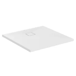 Ideal Standard Ultra Flat Evo Square Anti-Slip Acrylic Shower Tray with Offset Waste - 4 Sizes