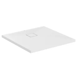 Ideal Standard Ultra Flat Evo Square Anti-Slip Acrylic Shower Tray with Offset Waste - 4 Sizes