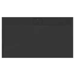 Ideal Standard Ultra Flat S i.life Jet Black Rectangular Anti-Slip Stone Resin Shower Tray - 5 Sizes