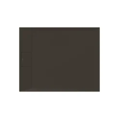 Ideal Standard Ultra Flat S i.life Jet Black Rectangular Anti-Slip Stone Resin Shower Tray - 5 Sizes