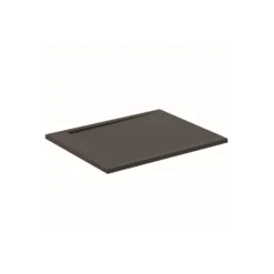Ideal Standard Ultra Flat S i.life Jet Black Rectangular Anti-Slip Stone Resin Shower Tray - 5 Sizes