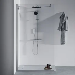 Ideal Standard Ultra Flat S i.life Pure White Rectangular Anti-Slip Stone Resin Shower Tray - 5 Sizes