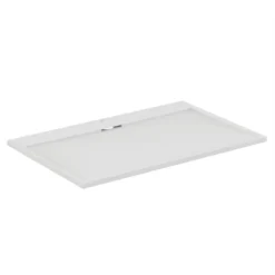 Ideal Standard Ultra Flat S i.life Pure White Rectangular Anti-Slip Stone Resin Shower Tray - 5 Sizes