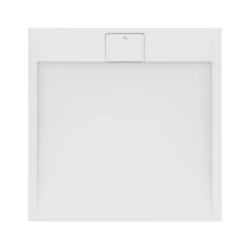 Ideal Standard Ultra Flat S i.life Pure White Square Anti-Slip Stone Resin Shower Tray - 2 Sizes