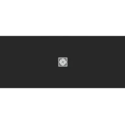 Ideal Standard Ultra Flat S+ Jet Black Rectangular Anti-Slip Stone Resin Shower Tray - 7 Sizes