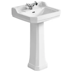 Ideal Standard Waverley 560mm Basin & Full Pedestal