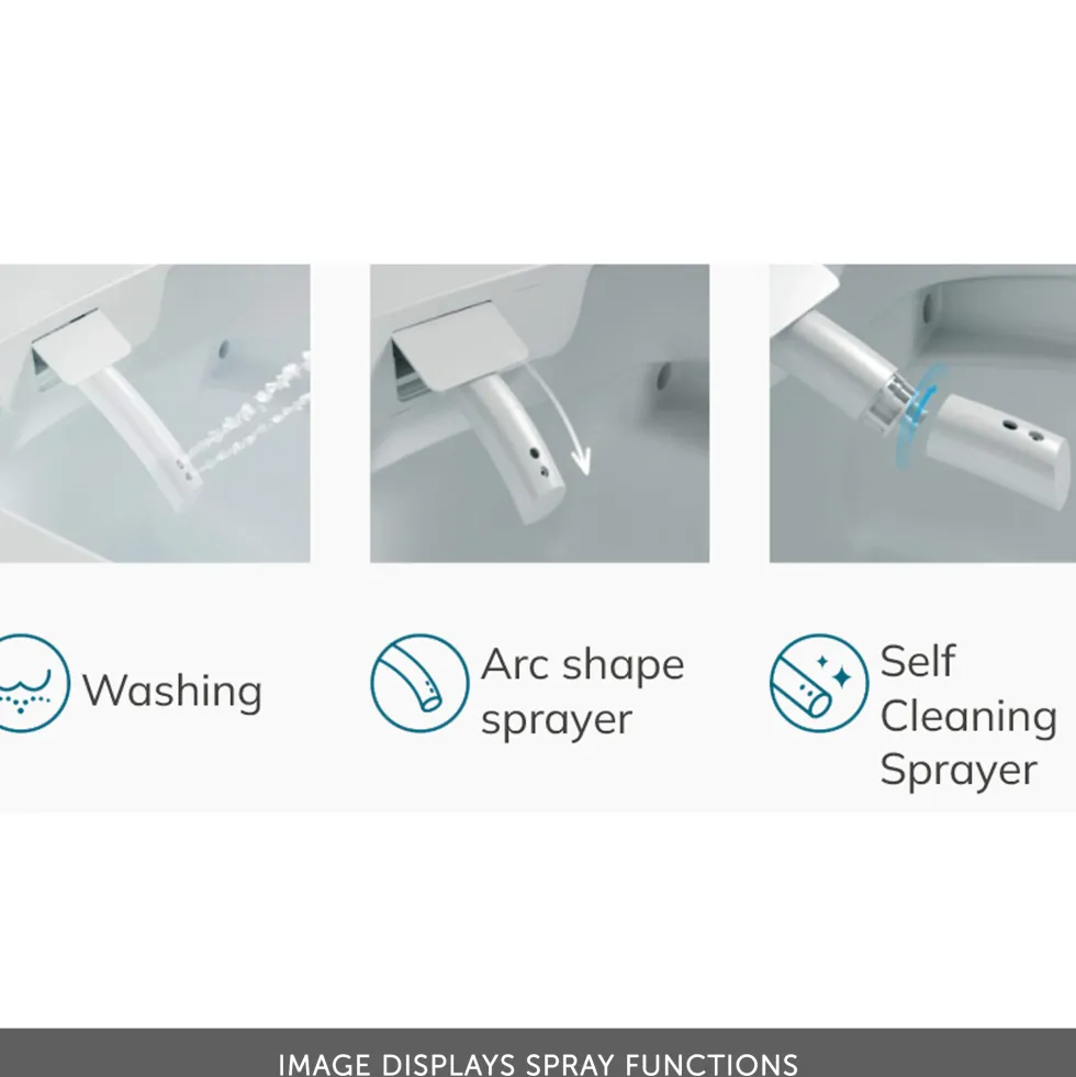 Imex Arco Back to Wall Smart Toilet with Soft Close Seat & Remote Control