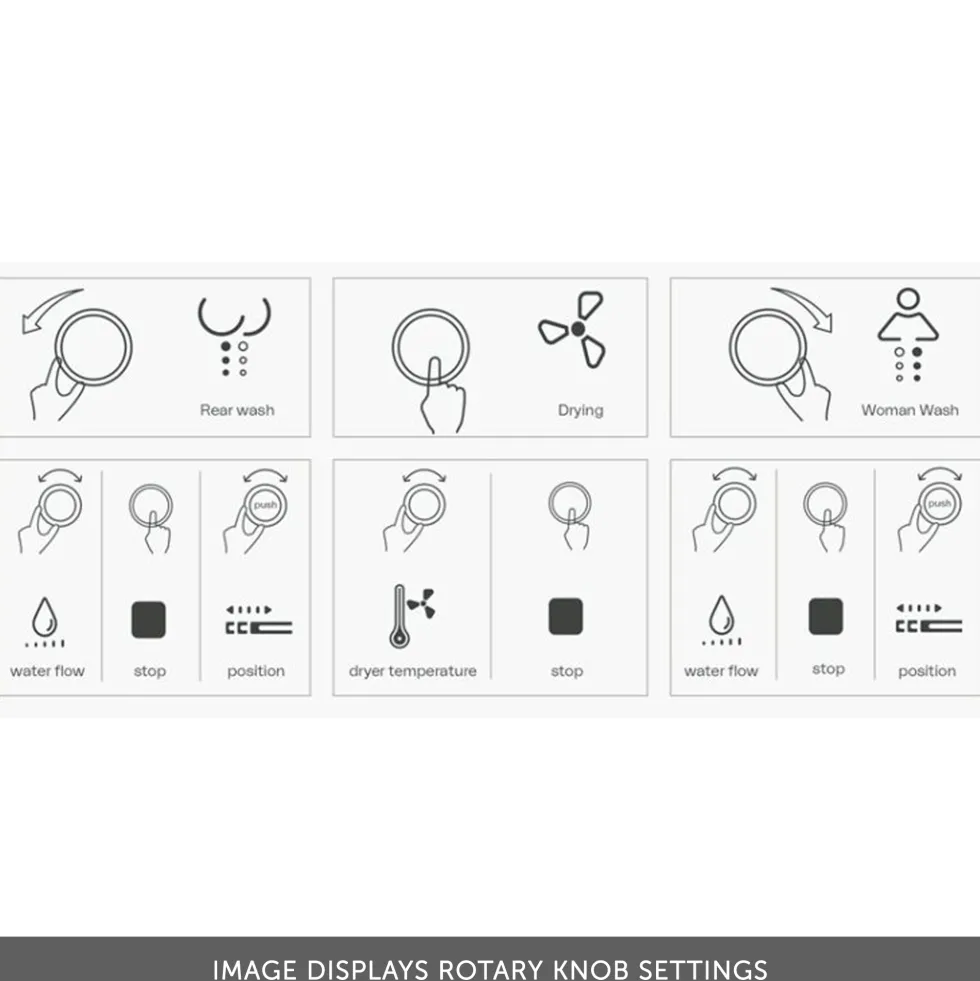 Imex Arco Back to Wall Smart Toilet with Soft Close Seat & Remote Control