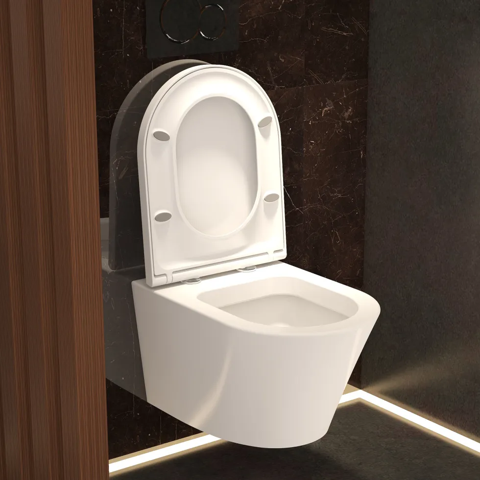 Imex Arco Rimless Wall Hung Toilet and Soft Close Seat