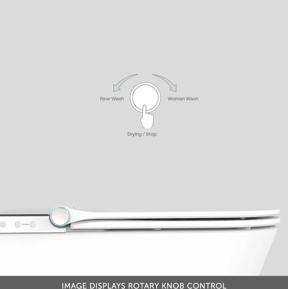 Imex Essence Wall Hung Toilet with Soft Close Seat & Remote Control