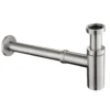 Inox Brushed Stainless Steel Bottle Trap - 320mm Pipe