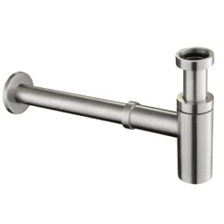 Inox Brushed Stainless Steel Bottle Trap - 320mm Pipe