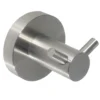 Inox Brushed Stainless Steel Double Robe Hook