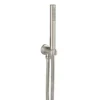 Inox Brushed Stainless Steel Mini Shower Kit with Outlet Elbow & Integrated Handset Holder
