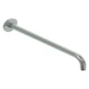 Inox Brushed Stainless Steel Round Wall Shower Arm - 400mm