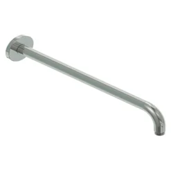 Inox Brushed Stainless Steel Round Wall Shower Arm - 400mm