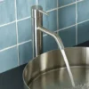 Inox Brushed Stainless Steel Tall Single Lever Basin Mixer